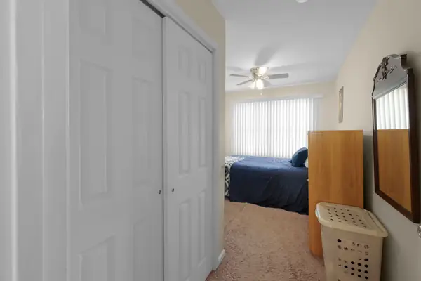 Bedroom with double closet