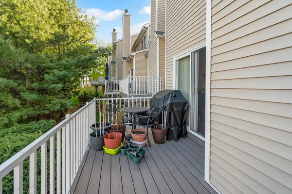 Deck with wooded outlook